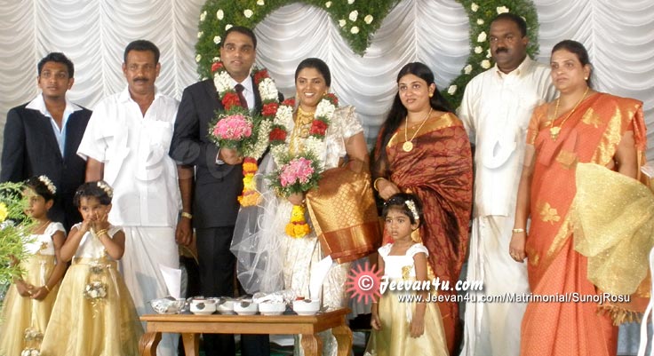 Sunoj Rosu Wedding Reception Pictures